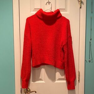 Steve Madden Vibrant Red Turtleneck Sweater
